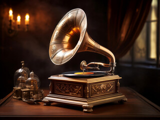 old gramophone