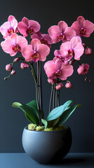 Naklejka premium Phalaenopsis orchids, also known as 