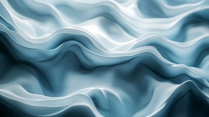 Obraz premium Abstract background with soft blue waves, symbolizing the fluidity and flexibility of insurance solutions