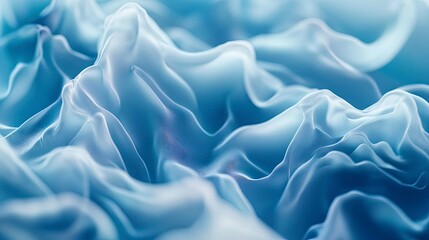 Obraz premium Abstract background with soft blue waves, symbolizing the fluidity and flexibility of insurance solutions