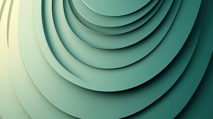 Obraz premium Abstract corporate background with circles and gradients in calming colors, symbolizing comprehensive protection
