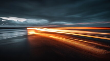 Obraz premium long exposure nature fine art photography, 16:9
