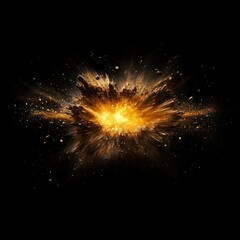 Fototapeta premium Galactic Burst: Abstract Space-Themed Explosion Background Design