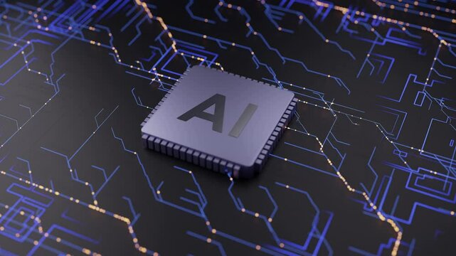 Artificial intelligence for patient treatment. 3d render. 3D Illustration