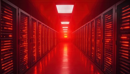 Red Server Room.