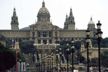 Obraz premium Museum of Catalan Art at Barcelona, Spain