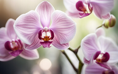 Obraz premium Closeup on orchid flower