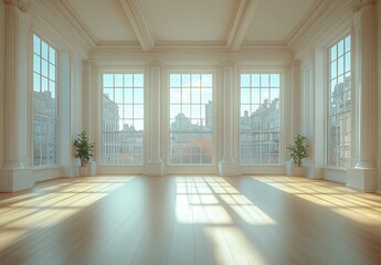 Obraz premium Room with City View.