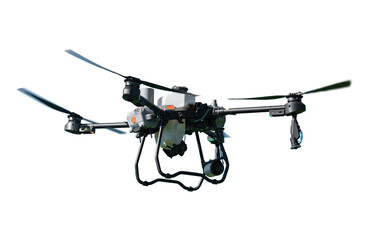 Drone isolated on transparent background.