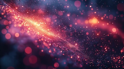 Fototapeta premium A Stunning Cosmic Dance of Light and Color Exploring the Beauty of the Universe in a Celestial Display