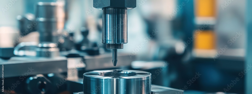Poster precision-engineered tools showcased against a rugged industrial backdrop, highlighting craftsmanshi