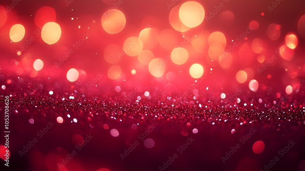 Poster vibrant red gradient background with soft lighting effects for bold advertisements