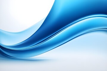abstract blue glass wave background design, wallpaper design 
