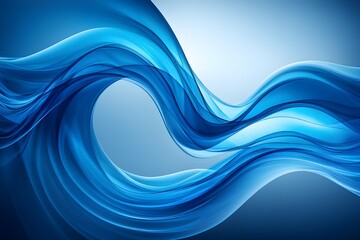 abstract blue wave background design, wallpaper design 
