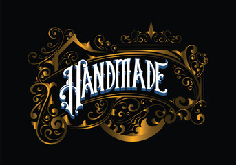 HANDMADE lettering custom style design