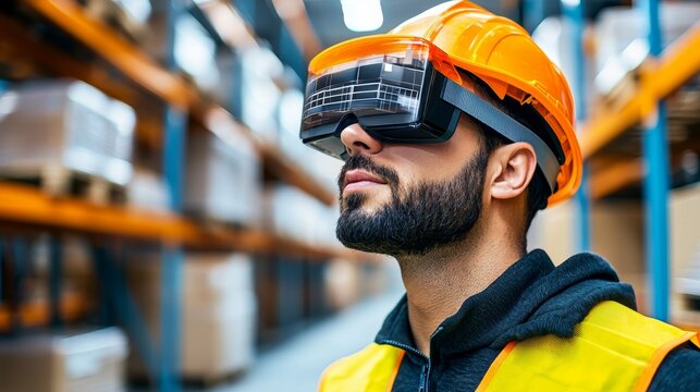 Innovations in Logistics: Worker Enhancing Efficiency with Augmented Reality Glasses in Smart Warehouse
