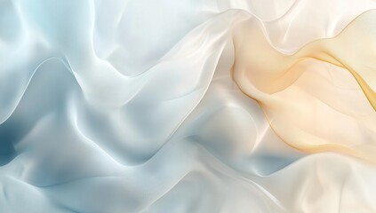Obraz premium Abstract background with beige and light blue color waves