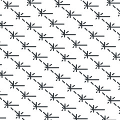 The texture consists of charcoal or spiky elements. These things are repeated.