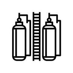 Oil icon symbol vector image Illustration
