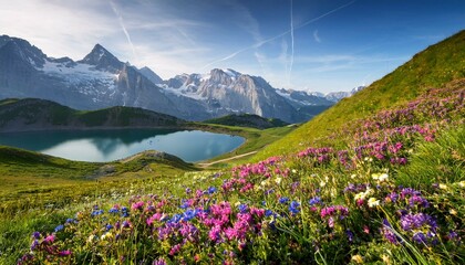 lake in the mountains