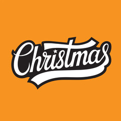  Christmas  typography vector design