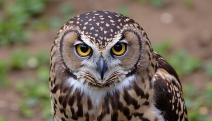 Obraz premium Portrait of a bird of prey.