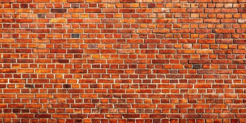 Naklejka premium Red brick wall with deposits