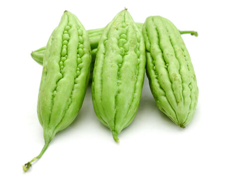 Green Bitter Gourd - stock photo
