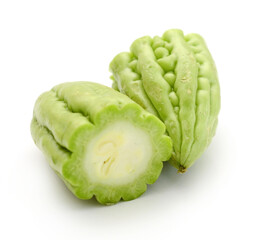 Green Bitter Gourd - stock photo
