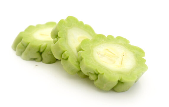 Green Bitter Gourd - stock photo
