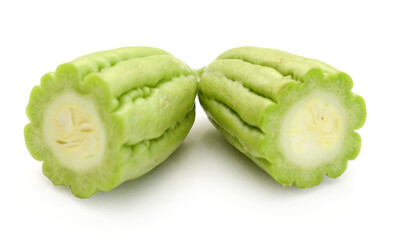 Green Bitter Gourd - stock photo
