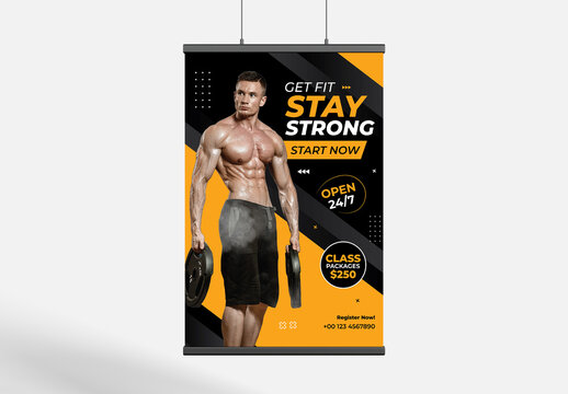 Fitness Poster Layout