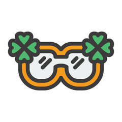 st patrick glasses filled style