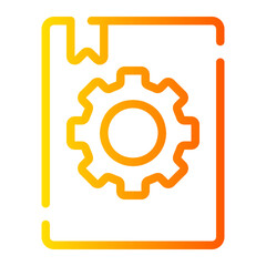 literature gradient icon