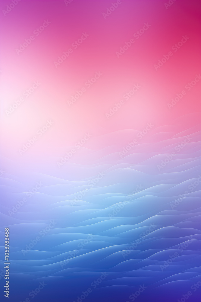 Poster colorful abstract waves blend seamlessly into one another, creating an engaging composition full of 
