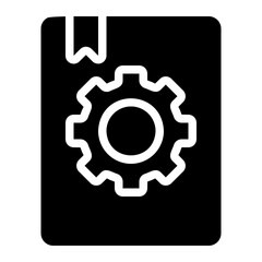 literature glyph icon