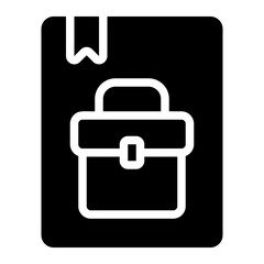 literature glyph icon