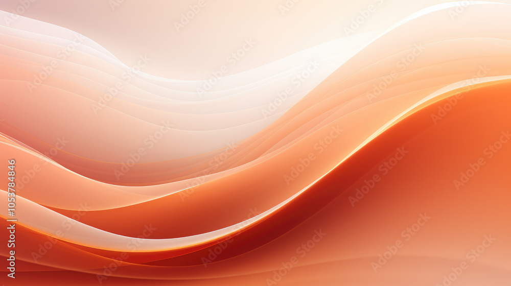Aufkleber an abstract image featuring smooth, warm-toned gradients with flowing, wave-like patterns for a sere