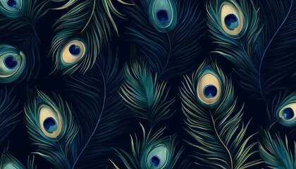 A peacock feather background