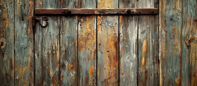 Old Door Wood Backgrand Very Old But Beautiful