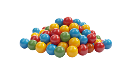 Ball Pit isolated on transparent background, PNG  