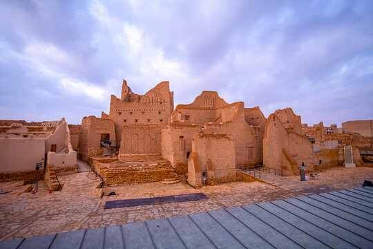 Streets of the old city Diriyah near Riyadh, Kingdom of Saudi Arabia