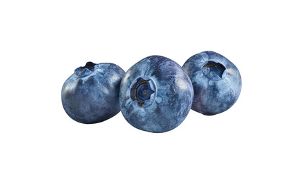 Obraz premium Blueberry isolated on transparent background, PNG 
