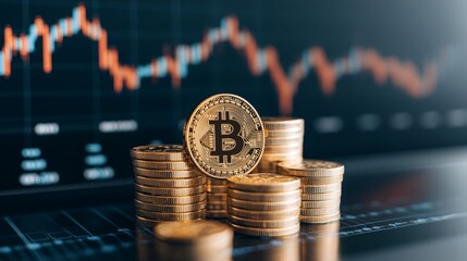 Gold prices strategy charts showing future price direction steady growth calm financial planning concept, photorealistic