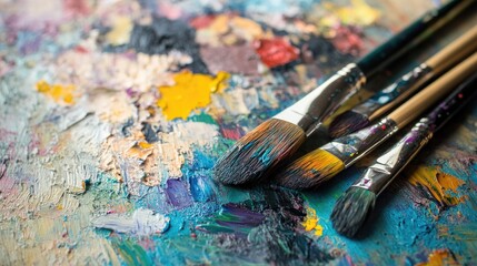 Obraz premium Art therapy integrating creative expressions and therapeutic art spaces