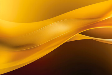 Abstract art with golden waves flowing in motion, creating a sense of elegance, beauty, and fluidity in their movement.