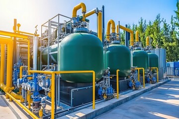 Detailed View of Hydrogen Energy Storage Facility