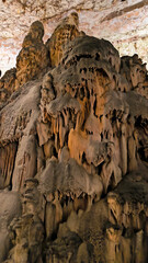 Interior of Postojna cave in Slovenia