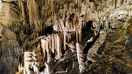 Interior of Postojna cave in Slovenia
