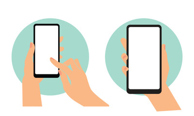 Smartphone in hand